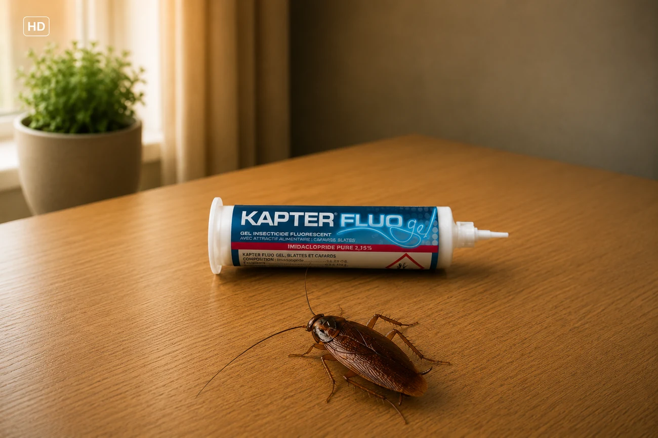 Gel anti-cafards Kapter Fluo 30g — cafards et blattes