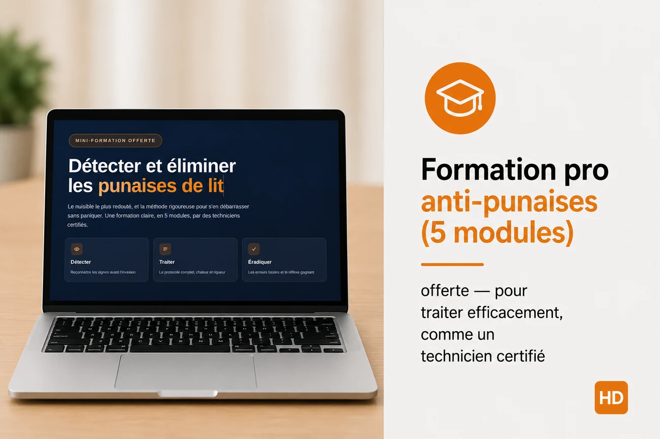 Formation pro anti-punaises 5 modules du pack