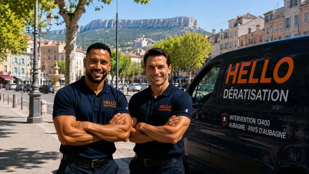 Medhi et Julien, fondateurs de Hello Dératisation, à Aubagne — dératisation et nuisibles aux Paluds, à Napollon et au centre-ville (13400)